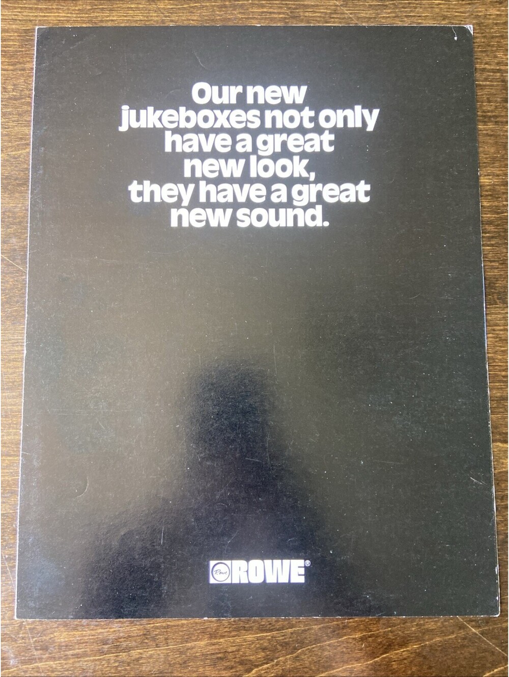 Rowe Jukebox Arcade Pinball FLYER Original Ad Promo Poster Not PCB
